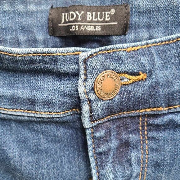Judy Blue Distressed Skinny Fit with Cuffs size 18W - Picture 14 of 16